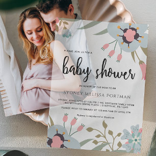 Hübsche botanische Babyparty