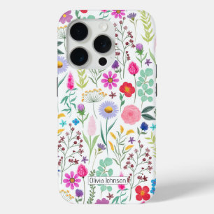 Hübsche botanische Blume Case-Mate iPhone Hülle
