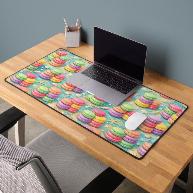 HÜBSCHE BUNTE STAPEL VON MACARONS SCHREIBTISCHUNTERLAGE (Büro 2)