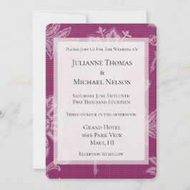 Hübsche Burgund Weinroute Flora Romantische Hochze Einladung