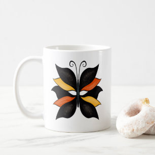 Hübsche Butterfly Abstrakte Kunst Kaffeetasse