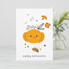 Hübsche Cartoon Katzen mit Besen, Kürbissen und Ge