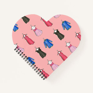 Hübsche Cocktailkleider Pink Fashionisti Stylist Notizbuch