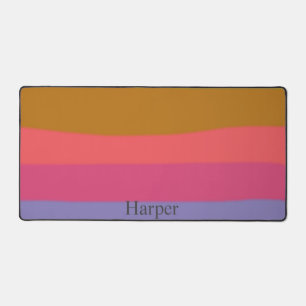 Hübsche Coole farbenfrohe Girls Schreibtischunterlage