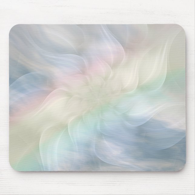 Hübsche Coole Pastel Rainbow Mandala-Bauweise Mousepad (Vorne)