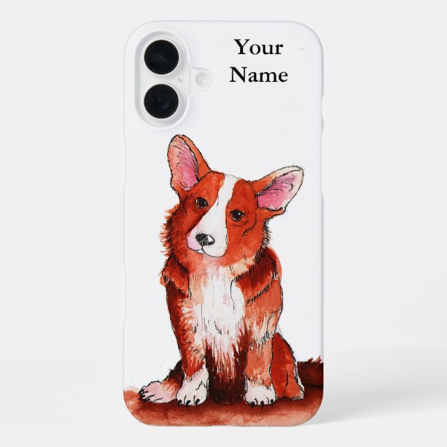 Hübsche Corgi-Handyhülle iPhone Hülle (Rückseite)
