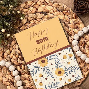 Hübsche Daisy Personalisiert Age FunBirthday Card Karte