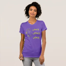 Hübsche digitale grafische Liebe - T - Shirt von F