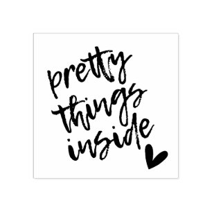 Hübsche Dinge im Innern, Verpackung für kleine Unt Gummistempel