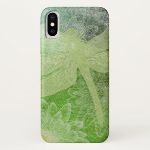 Hübsche Dragonfly Grüne Kunst Case-Mate iPhone Hülle