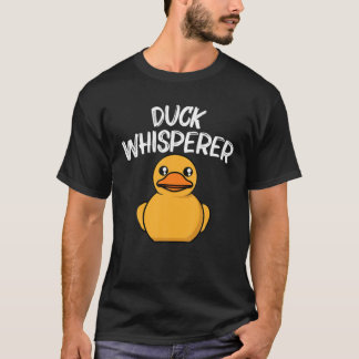 Hübsche Dusche für Männer Gelbe Duckie-Wasservogel T-Shirt