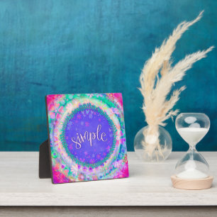 Hübsche einfache floral whimsical Inspiration Fotoplatte