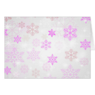 Hübsche Eisschneeflocke Hintergrund - Rosa