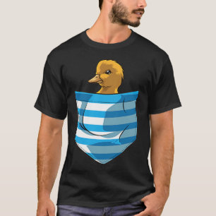 Hübsche Ente in einer Tasche Niedliches Entenschwa T-Shirt