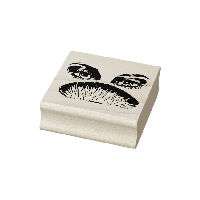 Hübsche Face Eyes lips Makeup Pinselspitzen Kunst Gummistempel (Stempel)
