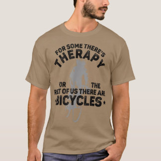 Hübsche Fahrradtherapie Vintages Radfahrrad T-Shirt