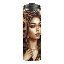 HÜBSCHE FALL-HERBST-THEMA DER AFRIKANISCHEN AMERIK