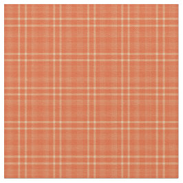 Hübsche Fall Orange Tartan Muster Stoff