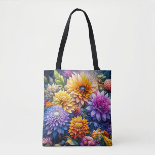 Hübsche farbenfrohe AI-Kunst-Blumen 