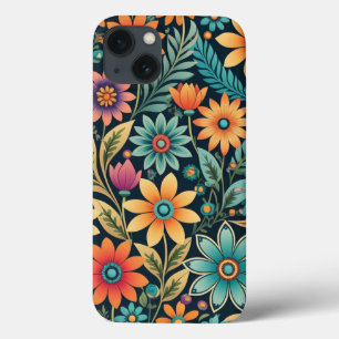 Hübsche Farbenfrohe Blume Muster Frühlingsflora Ku Case-Mate iPhone Hülle