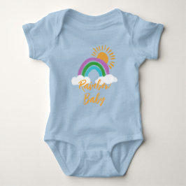 Hübsche Farbenfrohe Boho Rainbow Baby Duft Strampler