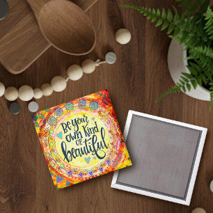 Hübsche, farbenfrohe eigene Art von wunderschöner  Magnet