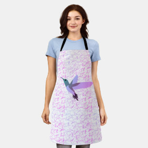 Hübsche Farbenspiel Hummingbird und eleganter Hint Schürze