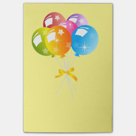 hübsche farbige Ballone Post-it Klebezettel