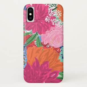 Hübsche Farbige große Blume Handmalerei Case-Mate iPhone Hülle