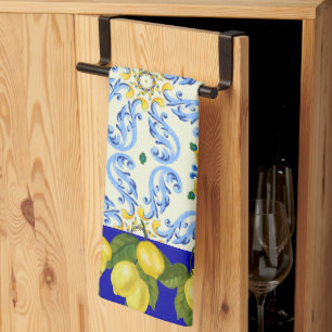 Hübsche Farbige Italienische Fliesenschau Küchentu Geschirrtuch