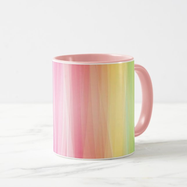 Hübsche Farbspektrum im Inneren zu Geschenk Name K Tasse (VorderseiteRechts)