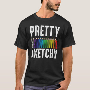 Hübsche Farbstifte für Coole Maler Kunst A T-Shirt