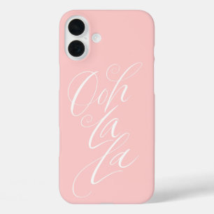Hübsche Femine - Ooh La La - Sinnliche Schrift iPhone 16 Plus Hülle