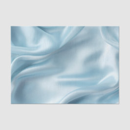 Hübsche Feminine Light Blue Imitats Satin Seidenpapier