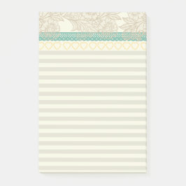 Hübsche feminine sehr pastellfarbene Spitze und St Post-it Klebezettel