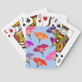 Hübsche Flora Spielkarten