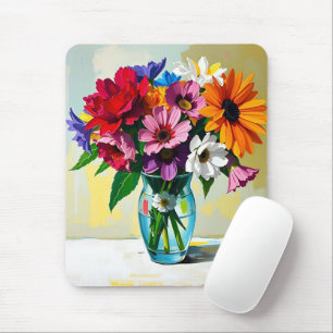 Hübsche florale Botanik Mousepad