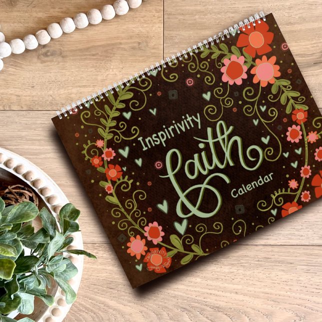 Hübsche florale Inspirivity der Faith Bible Verse Kalender (Von Creator hochgeladen)