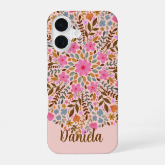Hübsche florale Mandala-iPhone-Hülle für Sie iPhone 16 Hülle