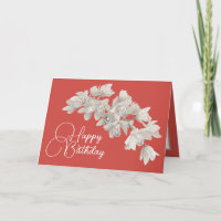 Hübsche florale Moderne Orchidee Blume Orange Gebu