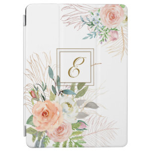 Hübsche florale Monogramm iPad Air Hülle