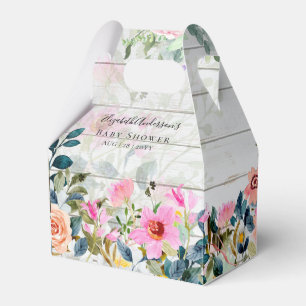 Hübsche florale Personalisierte Gesichtsbox Kleine Geschenkschachtel