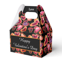 Hübsche Foil Textured Stack Double Heart Lollipops