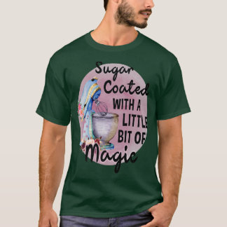Hübsche Frauen backen Bäckerchen Hobby-Kuchen cecu T-Shirt