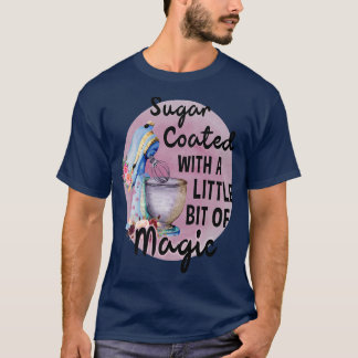 Hübsche Frauen backen Bäckerchen Hobby-Kuchen cecu T-Shirt