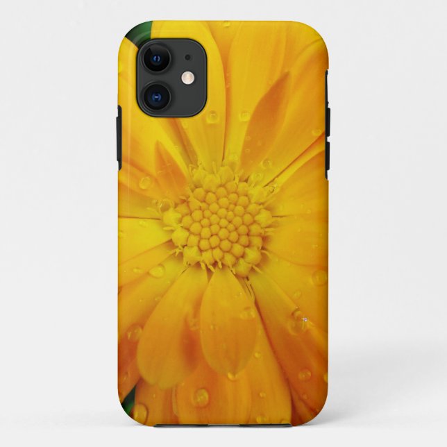 hübsche, frisch gelbe Blume Case-Mate iPhone Hülle (Rückseite)