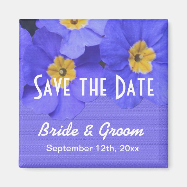 Hübsche Frühlingshaube Blume Save the Date Magnet (Vorne)