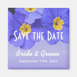 Hübsche Frühlingshaube Blume Save the Date Magnet