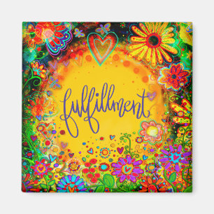Hübsche Fun Floral Moderne Inspirivity Magnet