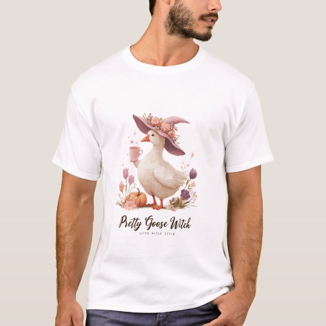 hübsche Gänsehexe T-Shirt (Vorderseite)